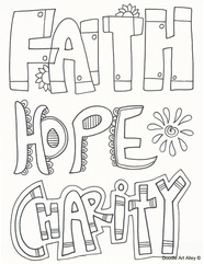 relief society  religious doodles